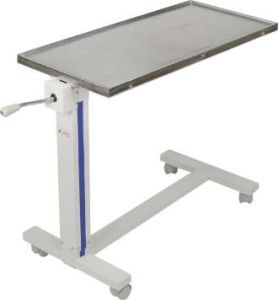 Stainless Steel Adjustable Bedside Table