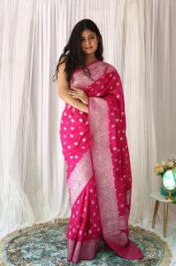 Georgette Banarasi Saree