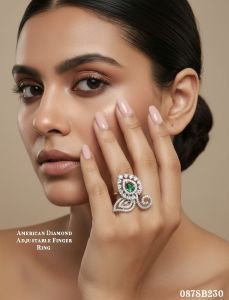 Adjustable Alloy Stone Ring