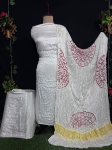 Ajrak Suit Fabric