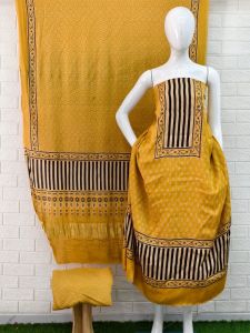 Ajrak Suit Fabric