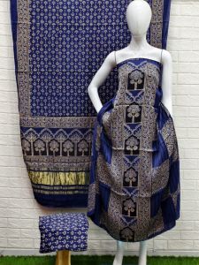 Ajrak Suit Fabric