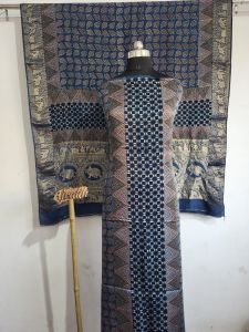Ajrak Suit Fabric