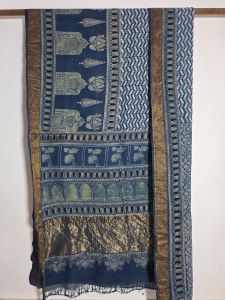 Ajrakh Saree