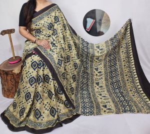 Ajrakh Saree