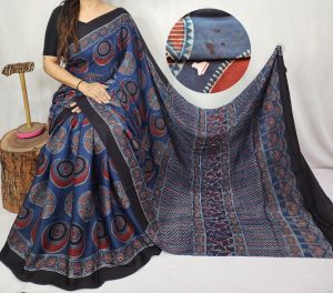 Ajrakh Saree