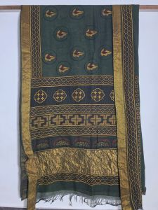 Ajrakh Saree
