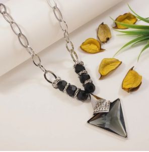 Alloy Black Necklace Set