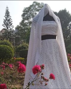 Chikankari Fabric Lehenga