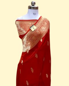 Handloom Banarsi Pure Silk Saree