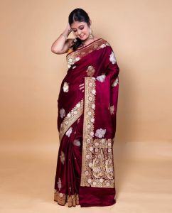 Handloom Banarsi Pure Silk Saree
