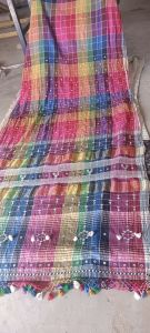 Handloom Pure Kala Cotton Checkered Saree