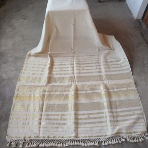 Handloom Pure Kala Cotton Checkered Saree