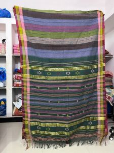 Handloom Pure Kala Cotton Checkered Saree