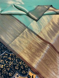 Kanjivaram Silk Blend Printed Saree