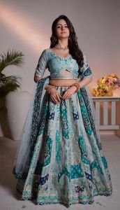 Ladies Party Wear Embroidered Lehenga