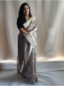 Semi Tissue Zari Weaving Soft Silk Saree