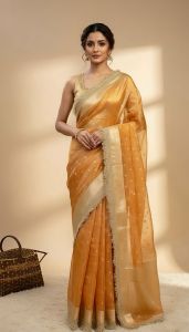 tissue silk saree