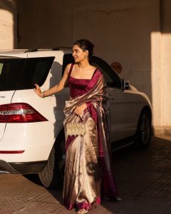 tissue silk saree
