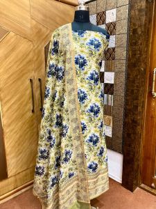 Unstitched Printed Pure Cotton Suit Fabric