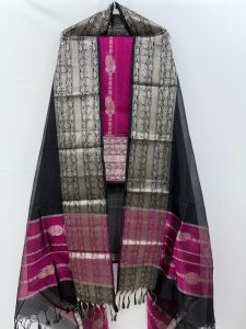 Unstitched Mangalagiri Cotton Suit Fabric