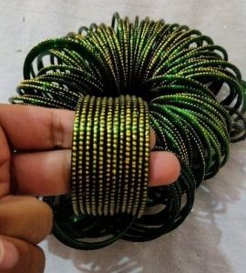 Dark Green Zircon Bangles