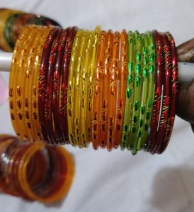 Fancy Stone Work Jari Bangles