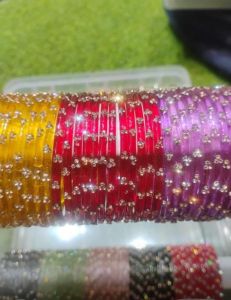 Shiny Zircon Bangles