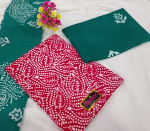 Batik Print Cotton Dress Material