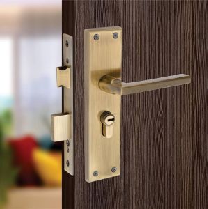 Antique Finish Mortise Stainless Steel Handle Set with Lock Body
