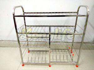 Floor Mounted Stainless Steel Kitchen Rack