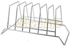 Rectangular Free Standing Stainless Steel Plate Rack