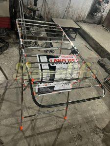 Silver Stainless Steel Butterfly Cloth Drying Stand
