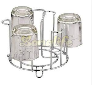 Stainless Steel Glass Stand