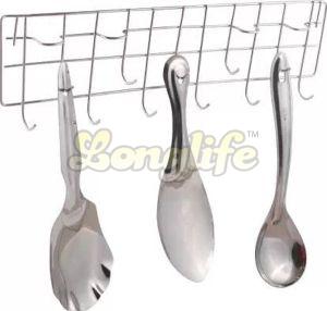 Stainless Steel Kitchen Cutlery Wall Hanger Hook