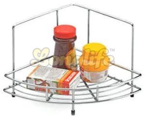Stone Stainless Steel Kitchen Corner Shelf
