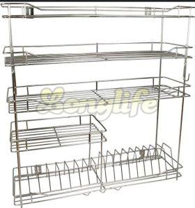 Wall Mounted Stainless Steel Kitchen Rack