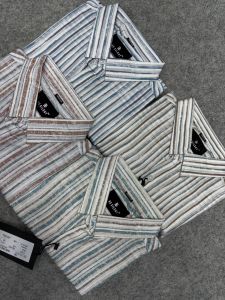Men Premium Slim Fit Vertical Striped Shirt