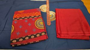 Applique Work Premium Unstitched Cotton Suit Material