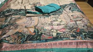 Designer Digital Print Mashru Silk Dress Material