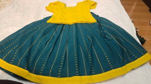 Handwoven Kids Cotton Lehenga Choli