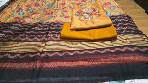 Soft Mashru Silk Suit Material with Digital Print Design
