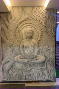 3d Lord Buddha Relief Mural