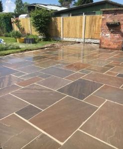 Autumn Brown Sandstone Slab