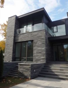 Natural Black Wall Cladding Stone