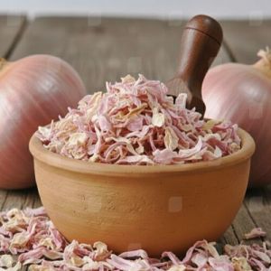Dehydrated Pink Onion Flakes