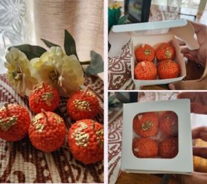 Motichoor Laddu Candle