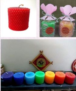Pearl Pillar Candle