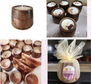 Wooden Jar Soy Wax Candle