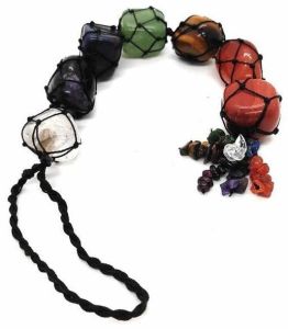 Hanging 7 Chakra Tumble Stone